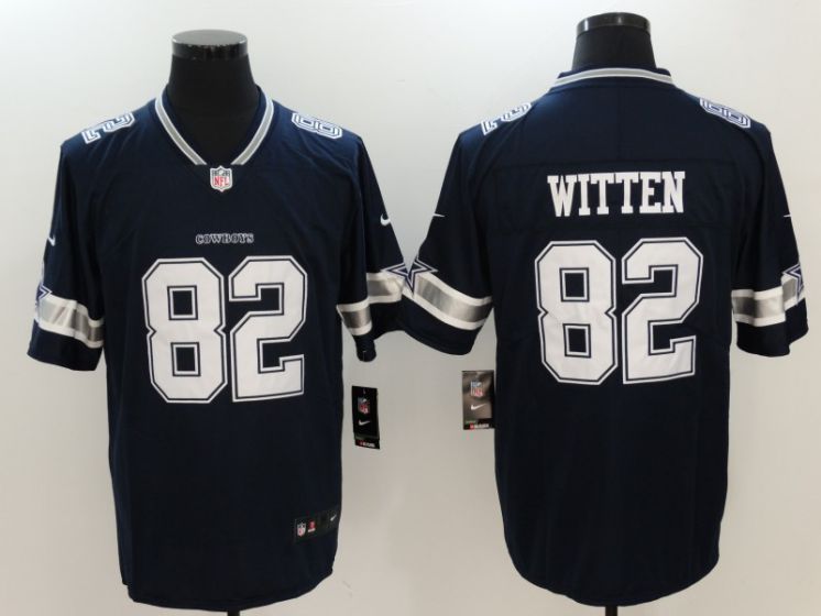 Men Dallas cowboys #82 Witten Blue Nike Vapor Untouchable Limited NFL Jerseys->dallas cowboys->NFL Jersey